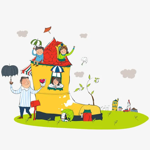 热闹的鞋子免抠
