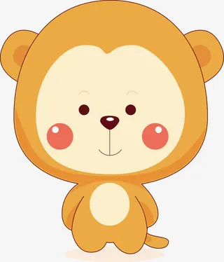 猴赛雷矢量猴子免费下载免抠