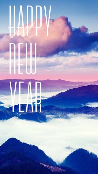 梦幻天空山峰H5背景高清