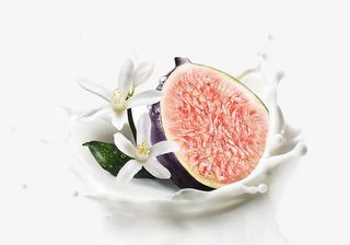 牛奶无花果免抠