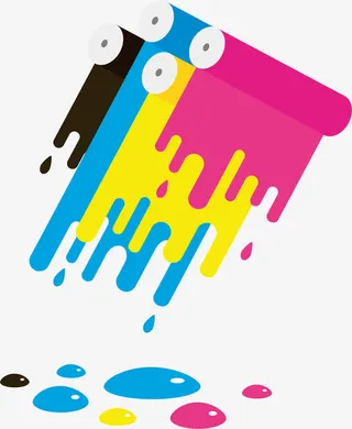 矢量手绘CMYK印刷免抠