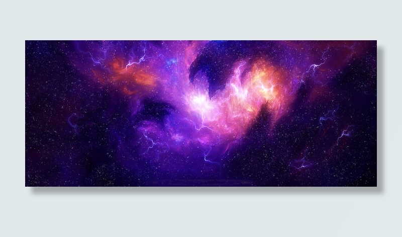 彩色星空背景高清