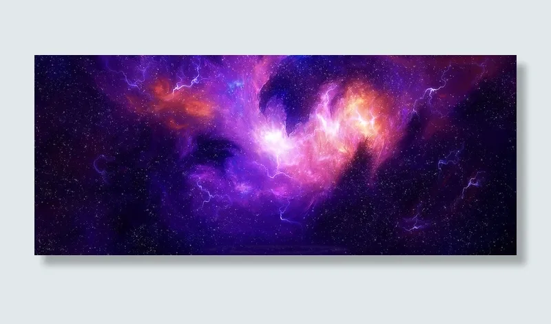 彩色星空背景高清