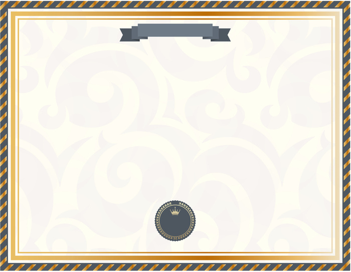 几何条纹边框花纹背景证书高清