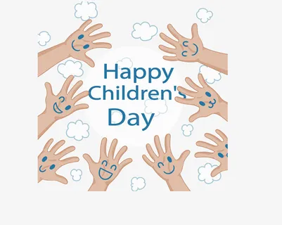 很多手包围的儿童节素材免抠