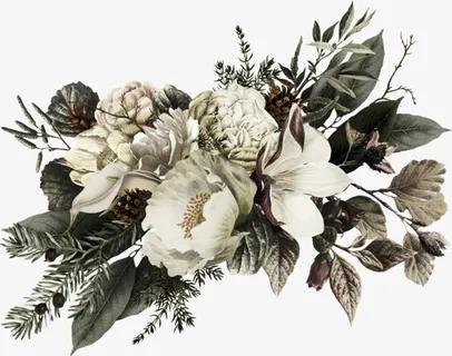 花 手帐 花朵 古风  浪漫 花瓣免抠