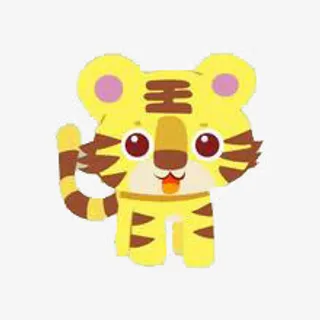 卡通可爱老虎免抠