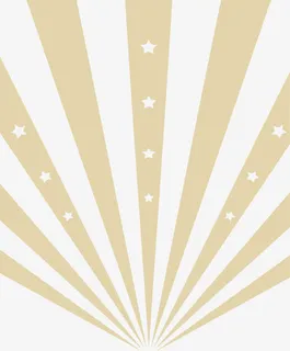 光芒四射黄色光线免抠