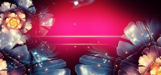 光影花朵小清新设计海报背景高清