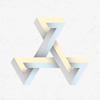 矢量立体交错造型免抠