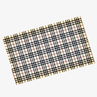 方格桌子布实物图免抠