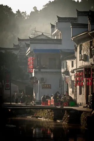 模糊的村庄免抠