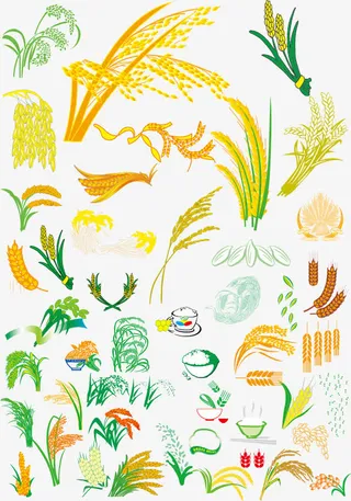 农作物矢量图免抠