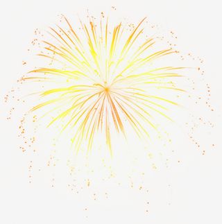 炫彩节日烟花气氛免抠