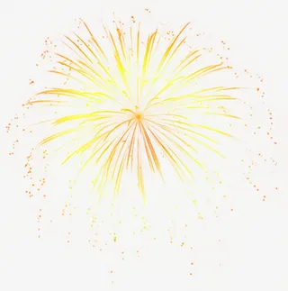 炫彩节日烟花气氛免抠