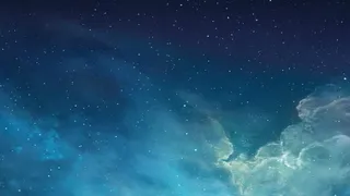 蓝色星空唯美风景免抠