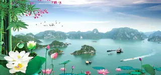 山水风景画高清