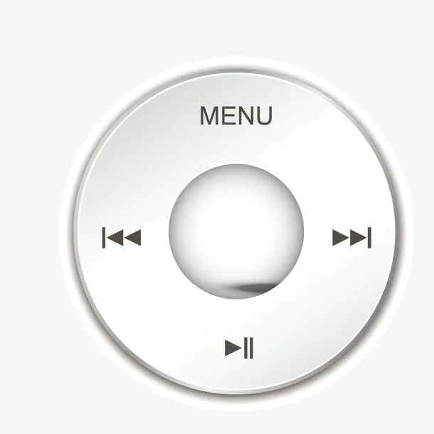 矢量音乐调节按键免抠