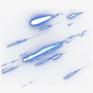 蓝色科技光效素材免抠