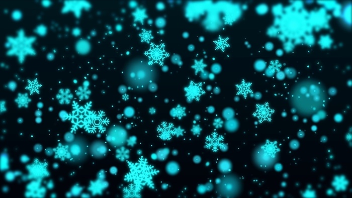 圣诞雪花荧光背景（1920*1080）高清