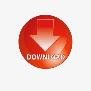 红色下载按钮免抠