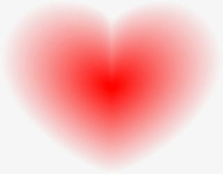 红色模糊浪漫爱心免抠