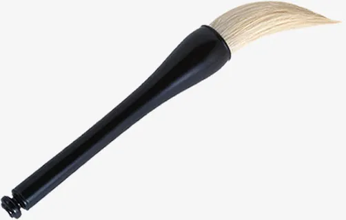 高清毛笔招聘海报免抠