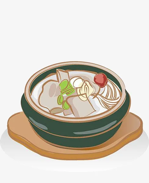 卡通砂锅免抠