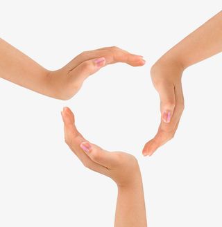 PNG三只手守护免抠