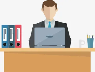 商务办公男性免抠