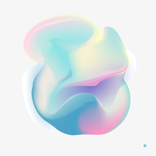 卡通立体渐变矢量图免抠