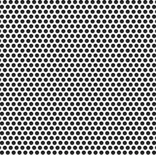 黑色简约圆点边框纹理免抠