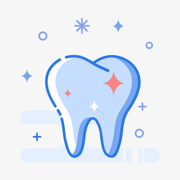 扁平化牙齿PNG下载免抠