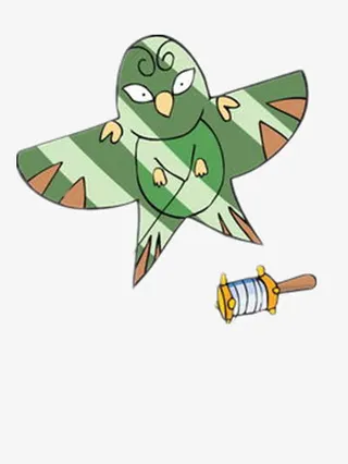 卡通小鸟风筝免抠