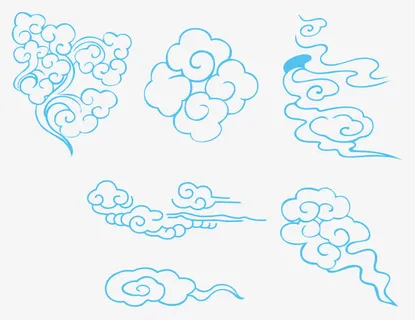 中国风祥云矢量免抠