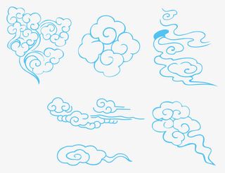 中国风祥云矢量免抠