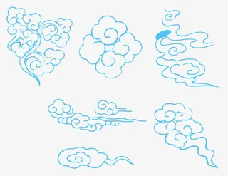 中国风祥云矢量免抠