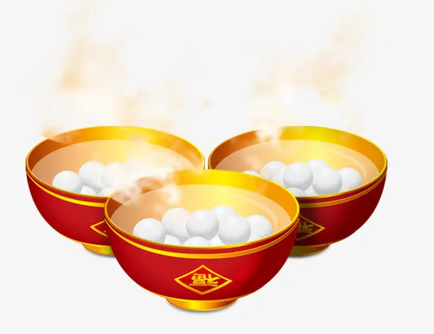 中国风汤圆免抠