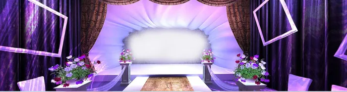酷炫婚礼现场狂欢banner高清
