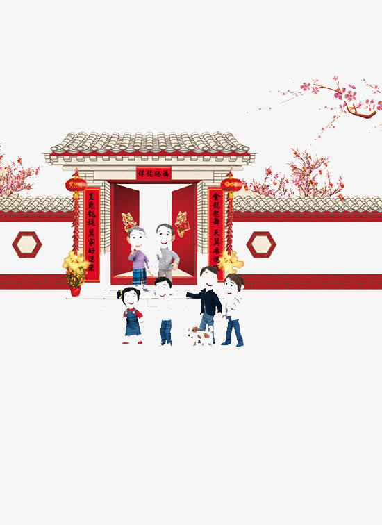 年画剪纸免抠