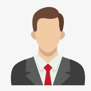 穿衬衫打领带的帅气男人免抠