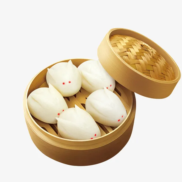 蒸笼里的玉兔包免抠