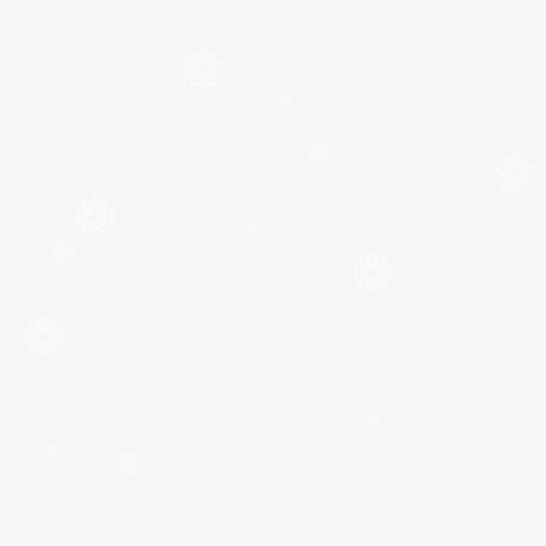 白色浪漫唯美雪花免抠