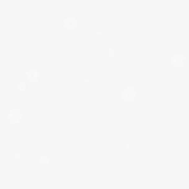 白色浪漫唯美雪花免抠