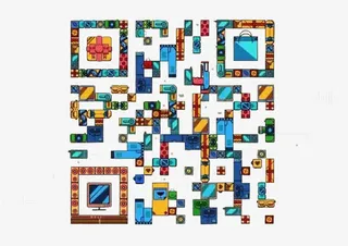 购物二维码免抠