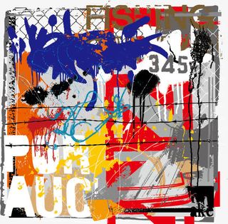 矢量抽象画免抠