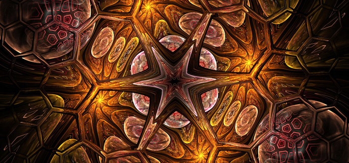 魔幻游戏质感分形背景图高清
