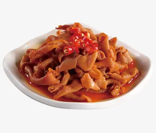 灰色盘装食物鸭肠免抠