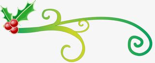 彩绘樱桃树枝花纹免抠