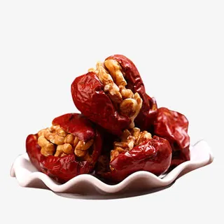 红枣夹核桃仁免抠